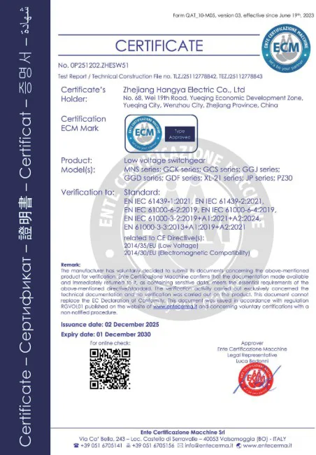 Сертификат IP54